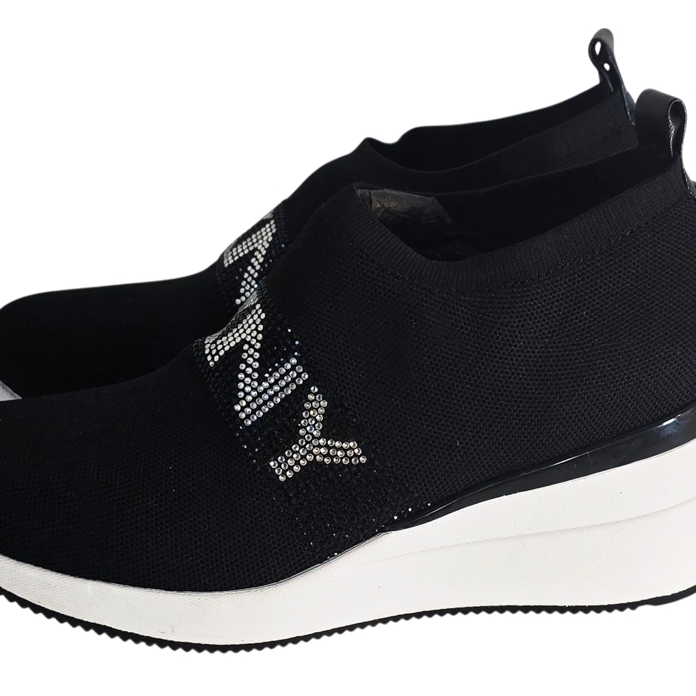 DKNY Black Women's Slip-On Sneakers - Picture 4 of 7